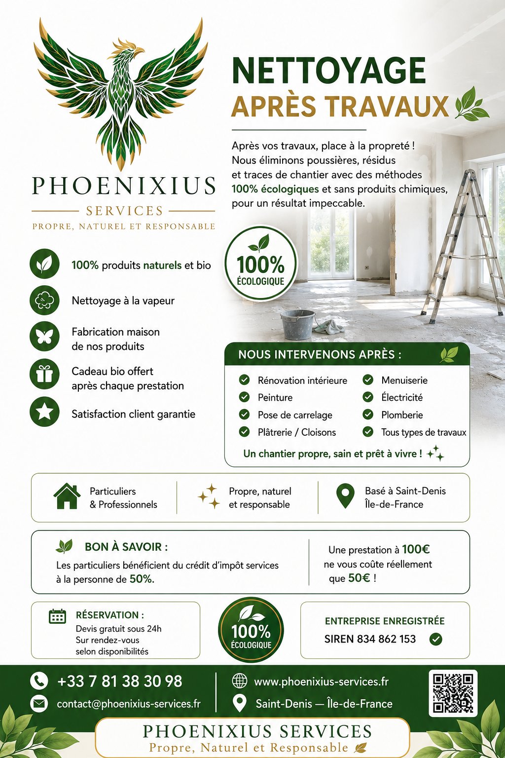 Brochure Nettoyage après travaux écologique